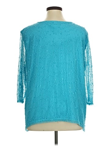 Alfred Dunner 3/4 Sleeve Top (view 2)