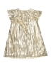 OshKosh B'gosh 100% Polyester Metallic Gold Dress Size 3T - photo 2