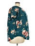 Torrid 100% Polyester Floral Teal Short Sleeve Blouse Size 3X Plus (3) - photo 4