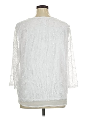 Alfred Dunner 3/4 Sleeve Blouse (view 2)