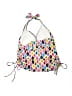 Beach Diva Argyle Pink Swimsuit Top Size 12 - photo 2