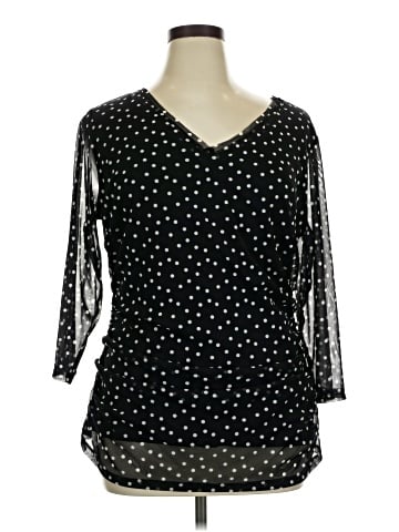 INC International Concepts 3/4 Sleeve Blouse (view 1)