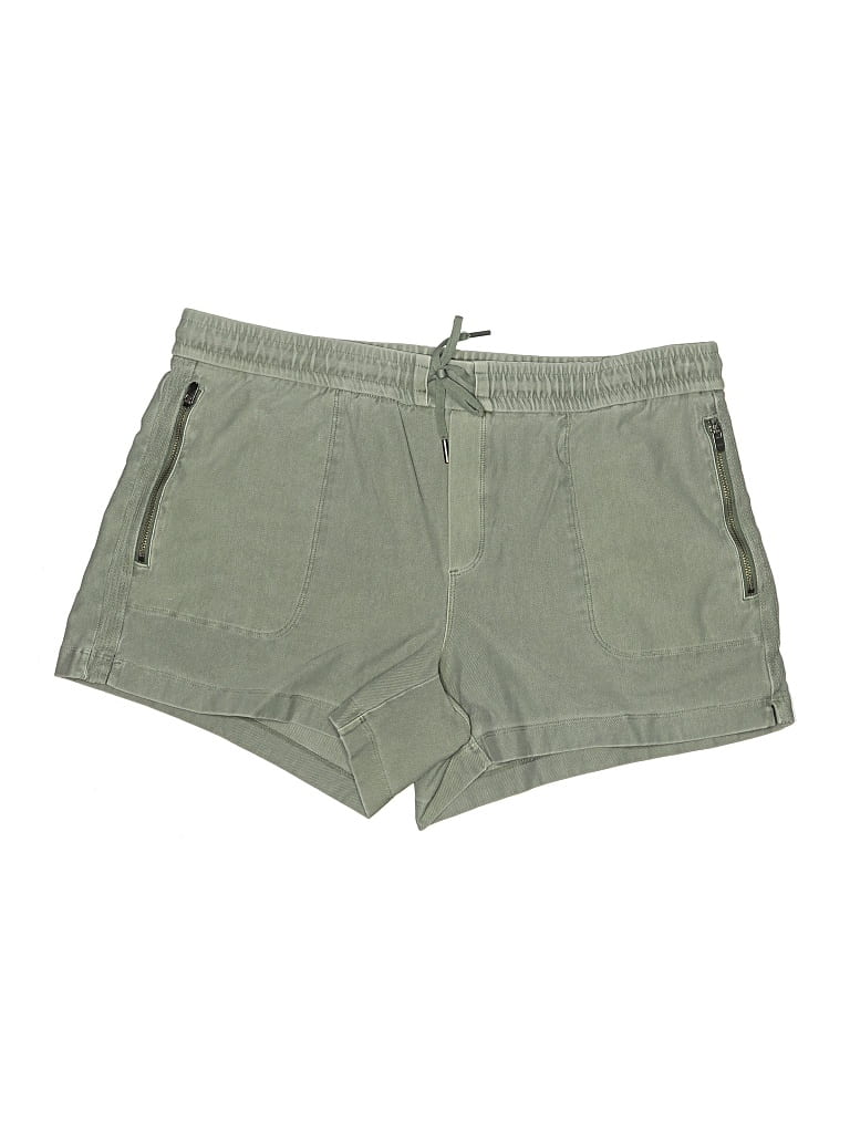 Pre-owned Athleta Khaki Shorts In Green