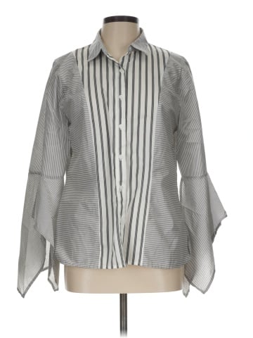 a.n.a. A New Approach 3/4 Sleeve Blouse (view 1)