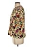 Kenzo Floral Gold Yellow Short Sleeve Blouse Size EU (FR) 36 / US 4 - photo 5
