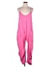 Unbranded Solid Pink Jumpsuit Size XL - photo 1