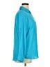 Express 100% Polyester Teal 3/4 Sleeve Blouse Size XL - photo 4