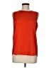 Vince. 100% Silk Orange Sleeveless Top Size M - photo 1