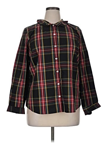 J.Crew Factory Store Long Sleeve Button-Down Shirt (view 1)