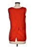 Vince. 100% Silk Orange Sleeveless Top Size M - photo 2