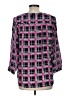 Amour Vert 100% Silk Pink 3/4 Sleeve Silk Top Size M - photo 2