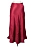 Unbranded Solid Burgundy Formal Skirt Size S - photo 2