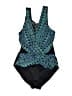Miraclesuit Paisley Black One Piece Swimsuit Size M (estimated) - photo 1