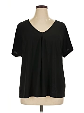 Dana Buchman Short Sleeve Blouse (view 1)