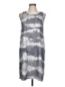 Tart 100% Polyester Tie-dye Gray Casual Dress Size L - photo 1