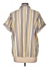 Universal Thread Stripes Yellow Short Sleeve Button-Down Shirt Size L - photo 2
