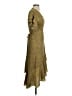 Max Studio Animal Print Yellow Cocktail Dress Size S - photo 4