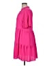 CeCe 100% Polyester Solid Pink Casual Dress Size XL - photo 5
