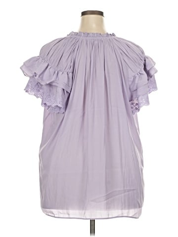 Rose + Olive Short Sleeve Blouse (view 2)