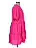CeCe 100% Polyester Solid Pink Casual Dress Size XL - photo 4