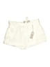Jennifer Lopez 100% Lyocell Ivory Shorts Size 16 - photo 1