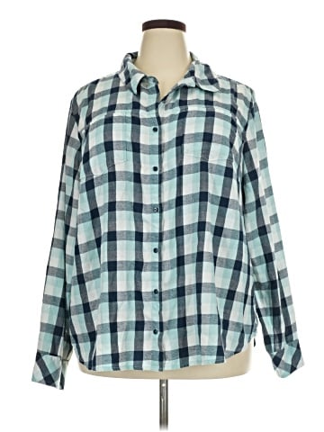 Riders by Lee Long Sleeve Button-Down Shirt (view 1)
