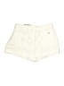 Jennifer Lopez 100% Lyocell Ivory Shorts Size 16 - photo 2