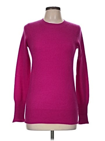 Aqua Cashmere Pullover Sweater (view 1)