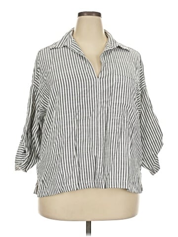 Max Studio 3/4 Sleeve Blouse (view 1)