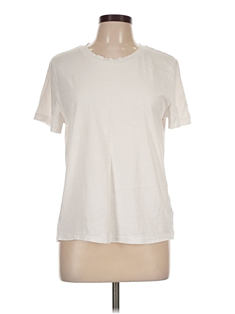 Pre-owned Gap Short Sleeve T-shirt In Ivory