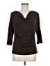 Blue Canoe Brown 3/4 Sleeve Top Size M - photo 1