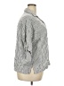 Max Studio Stripes Silver 3/4 Sleeve Blouse Size 2X - photo 4
