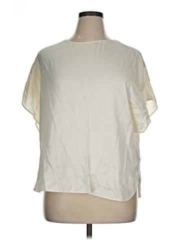 Banana Republic Short Sleeve Silk Top (view 1)