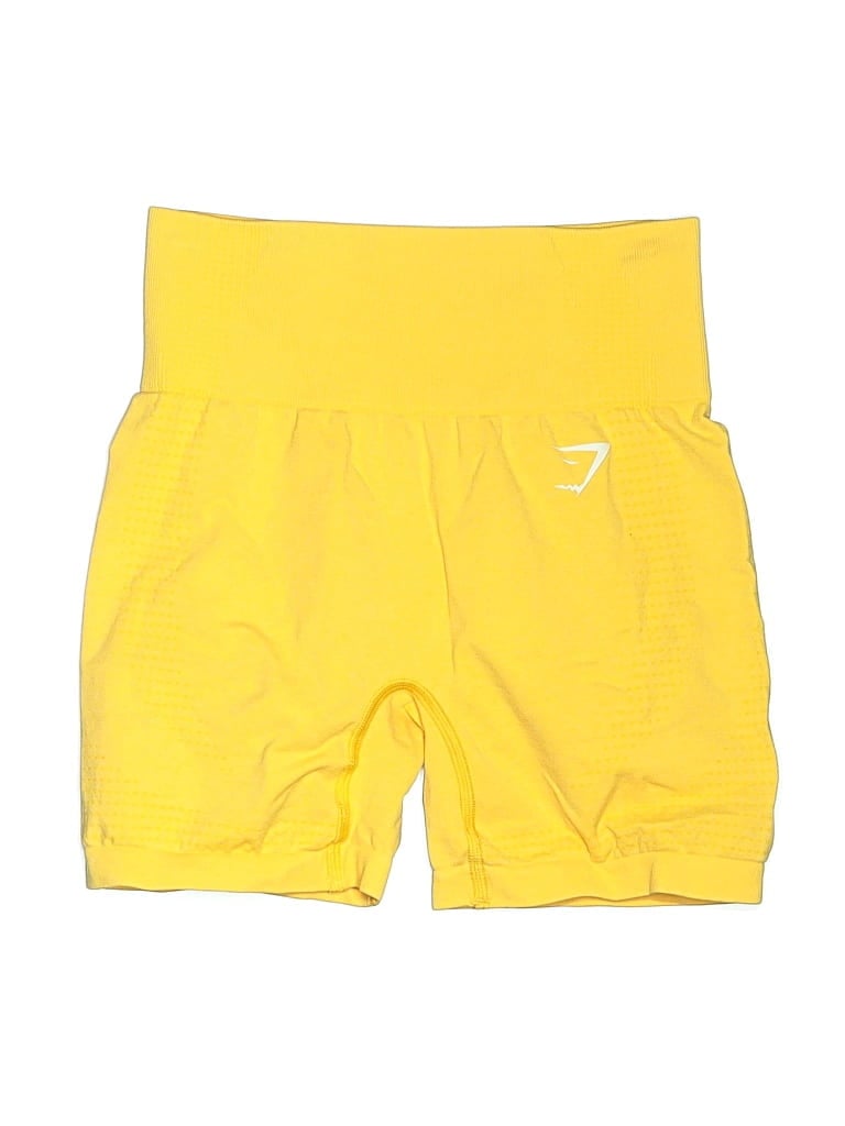 Pre-owned Gymshark Athletic Shorts In Yellow