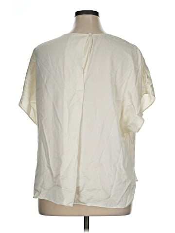 Banana Republic Short Sleeve Silk Top (view 2)