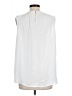 Simply Vera Vera Wang 100% Polyester White Sleeveless Blouse Size L - photo 2