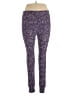 Lularoe Print Purple Active Pants Size 1X (estimated) - photo 1
