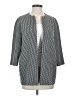 Anne Klein Houndstooth Gray Blazer Size 2 - photo 1