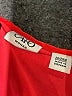 Cato 100% Polyester Red 3/4 Sleeve Blouse Size 26 - 28 - photo 6