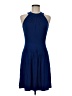SEARLE Solid Blue Cocktail Dress Size 6 - photo 1