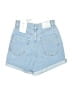Zara Blue Denim Shorts Size 0 - photo 2