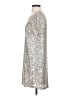Cable & Gauge Metallic Silver Cocktail Dress Size S - photo 5