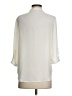 L'Agence 100% Polyester Ivory 3/4 Sleeve Blouse Size XS (0) - photo 2
