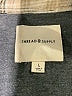 Thread & Supply 100% Polyester Plaid Tan Coat Size L - photo 6