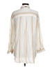 Billabong 100% Rayon Stripes Ivory Long Sleeve Button-Down Shirt Size M - photo 2