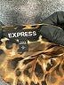 Express 100% Polyester Animal Print Brown Cocktail Dress Size S - photo 7