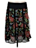 Canvas Backs Floral Black Casual Skirt Size M - photo 1