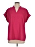BTFBM Pink Short Sleeve Blouse Size L - photo 1