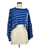 E2 Clothing Blue 3/4 Sleeve Top Size M - photo 1
