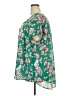 Torrid 100% Polyester Floral Green Short Sleeve Blouse Size 3X Plus (3) - photo 5
